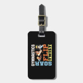 Jonge jongens Quote: Soar Flip Twist Bagagelabel (Voorkant verticaal)