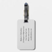 Jonge jongens Quote: Soar Flip Twist Bagagelabel (Achterkant verticaal)