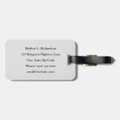 Jonge jongens Quote: Soar Flip Twist Bagagelabel (Achterkant horizontaal)