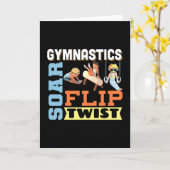 Jonge jongens Quote: Soar Flip Twist Kaart (Gele Bloem)