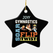 Jonge jongens Quote: Soar Flip Twist Keramisch Ornament (Voorkant)