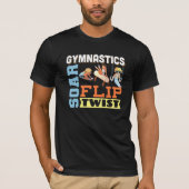 Jonge jongens Quote: Soar Flip Twist T-shirt (Voorkant)