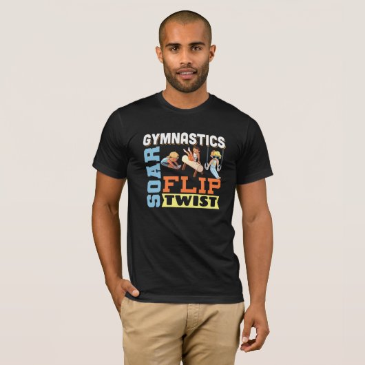 Jonge jongens Quote: Soar Flip Twist T-shirt (Voorkant volledig)