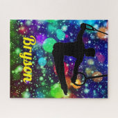 Jonge jongens Rings Puzzle met naam! Legpuzzel (Horizontaal)