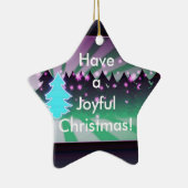 Jonge kerstbomen met groene Ornament (Rechts)