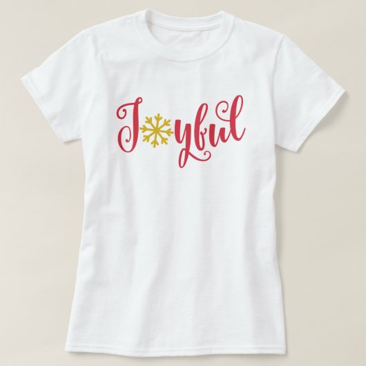 Jonge kerstfeestdag voor vrouwen T-shirt (Design voorkant)
