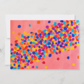 Jonge kerstkaart - Confetti Notitiekaartje (Achterkant)