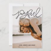 Jonge kerstkaart met foto's met Pset Kaart (Voorkant)