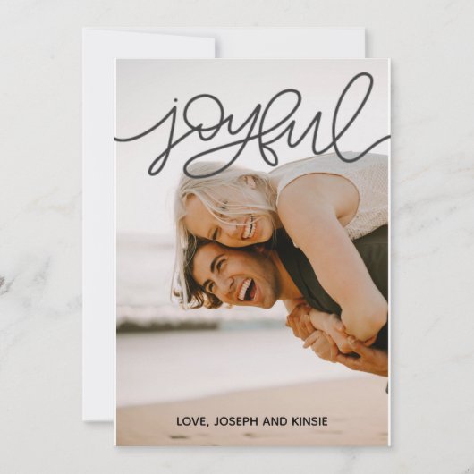 Jonge kerstkaart met foto's met Pset Kaart (Voorkant)