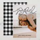 Jonge kerstkaart met foto's met Pset Kaart (Voorkant / Achterkant)