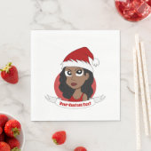 Jonge kerstman-cartoon servet (Insitu)