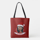 Jonge kerstman-cartoon tote bag (Achterkant)