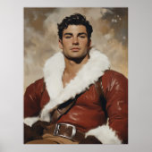 Jonge Kerstman - Dashing Portrait of Christmas Pas Poster (Voorkant)
