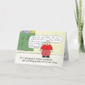 Jonge Kerstman Feestdagen Kaart (Voorkant)