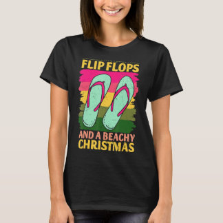 Jonge kerstman, ik heb alleen maar Teenslippers no T-shirt