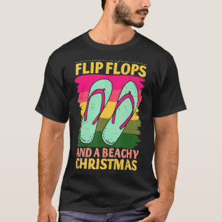 Jonge kerstman, ik heb alleen maar Teenslippers no T-shirt