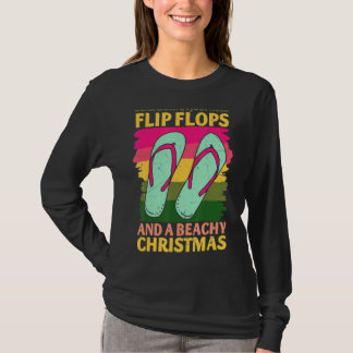 Jonge kerstman, ik heb alleen maar Teenslippers no T-shirt