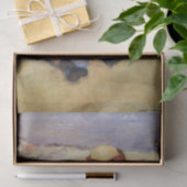 Jonge kinderen die op de strand spelen (Mary Cassa Tissuepapier (Geschenk)