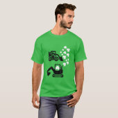 Jonge kinderen op zaterdag St Patricks Day Truck S T-shirt (Voorkant volledig)