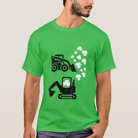 Jonge kinderen op zaterdag St Patricks Day Truck S T-shirt (Voorkant)