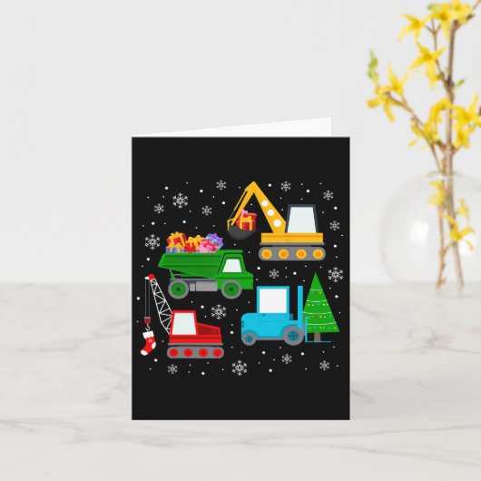 Jonge Kinderen voor kerstmis Kaart (Gele Bloem)