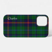 Jonge Klassieke Tartan Plaid iPhone Hoesje (Achterkant horizontaal)