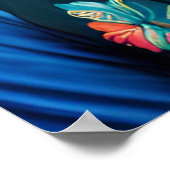 Jonge kleine prinses portret poster (Hoek)