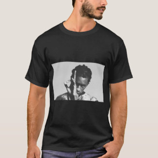 Jonge knul retro retro meisje t-shirt