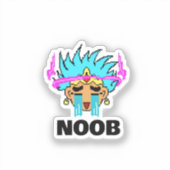  Jonge Koning Huilt | Gamer Emotie Sticker (Voorkant)