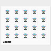 Jonge Koning Huilt | Gamer Emotie Vierkante Sticker (Vel)
