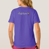 Jonge Krijger Van Christus Prinses In Opleiding T-shirt (Achterkant)
