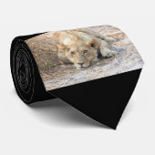 Jonge leeuw stropdas (Opgerold)