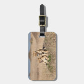 Jonge leeuwen bagagelabel (Voorkant verticaal)