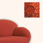 Jonge levendige Oranje-rode varen Leaf Curl Canvas Afdruk<br><div class="desc">Een jonge bruisende oranje-rode varen bladkrul canvas print is onderdeel van de Quad & Set van Four Wall Art en Sierkussennen collectie. Bewerk de vulkleur 📧 informeer naar een aangepast ontwerp beatecisse@kbmd3signs.com 🌐Bezoek voor tips en ideeën over kleur,  kleurenpaletten,  stemmingsborden,  kunst en decor,  www.KBMD3signs.com</div>