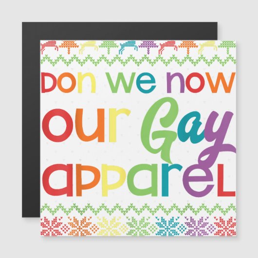 Jonge LGBT met kerst met feestvieren... nu onze ho (Voorkant / Achterkant)