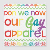 Jonge LGBT met kerst met feestvieren... nu onze ho (Voorkant)