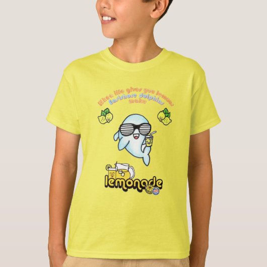 Jonge limonade Dolphin T-Shirt (Voorkant)