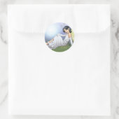 Jonge Magische Elf Fairy van Al Rio Ronde Sticker (Tas)