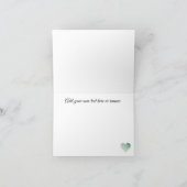 jonge mam Mint Green Happy Mothers Day Feestdagen Kaart (Binnen)