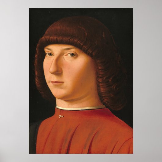 Jonge man - Antonello da Messina Fijne Kunst Poste Poster (Voorkant)
