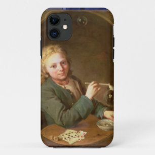 Jonge Man blaasjes van een Clay Pipe, 1766 Case-Mate iPhone Case
