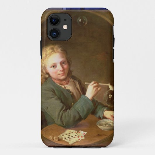 Jonge Man blaasjes van een Clay Pipe, 1766 Case-Mate iPhone Case (Achterkant)