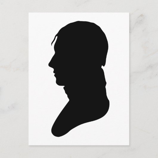 Jonge man briefkaart (Voorkant)