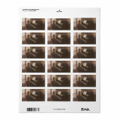 Jonge Man die de Piano speelt met Gustave Caillebo Etiket (Full Sheet)