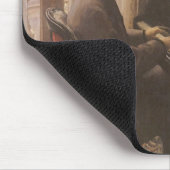 Jonge Man die de Piano speelt met Gustave Caillebo Muismat (Hoek)