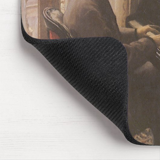 Jonge Man die de Piano speelt met Gustave Caillebo Muismat (Hoek)