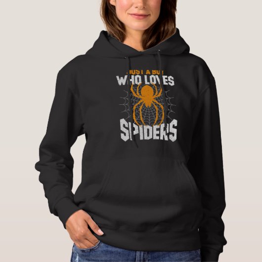 Jonge Man Spider-eigenaar is maar een jongen die v Hoodie (Voorkant)