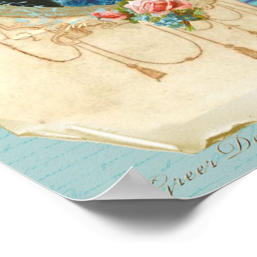 Jonge Marie Antoinette Art print  stijl (Hoek)