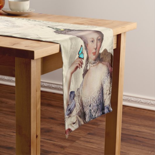 Jonge Marie Antoinette Franse chique Tafelloper (Voorbeeld)