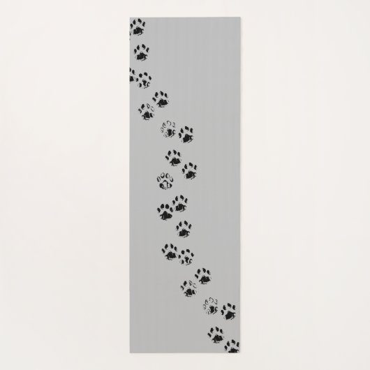 JONGE MAT-CAT- OF DOG PAW PRINTS/TRACKS YOGAMAT (Achterkant)